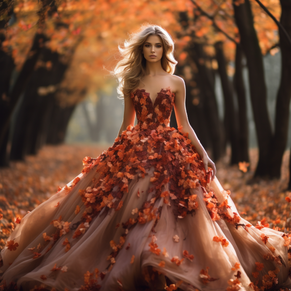 fall wedding dress